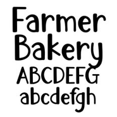 BFC Farmer Bakery Bold Handwritten Rustic Font