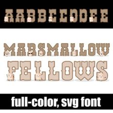 Marshmallow Fellows Color Font
