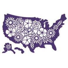 US floral map