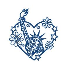 Fourth of July heart
