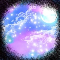 Twilight Fantasy Forest Sky Background Pattern