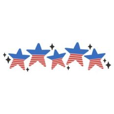 Stars and Stripes Border