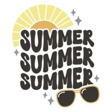 Retro Summer with Sun