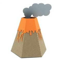 3d volcano