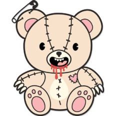 Creepy Teddy Bear Toy