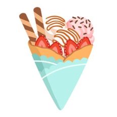 Ice Cream Crepe