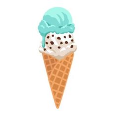 Two Scoop Ice Cream Cone