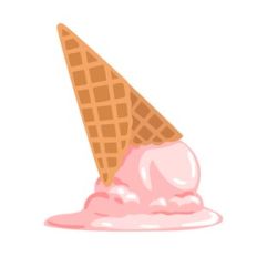 Melted Ice Cream Cone