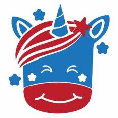 Cute American Unicorn