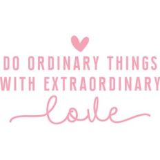 do ordinary things