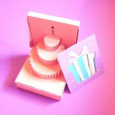 Bday Cake Pop Up Box