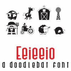 Eeieeio Doodlebat Font