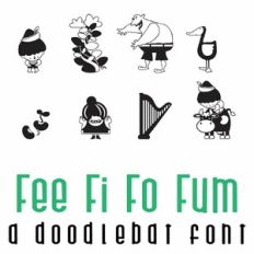 Fee Fi Fo Fum Doodlebat Font