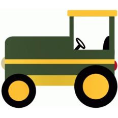 tractor on the farm