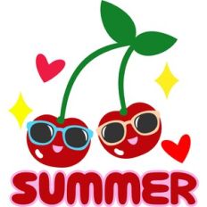 cherries sunglasses summer