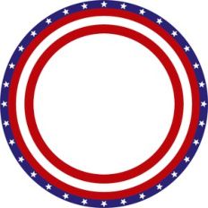 usa circle frame