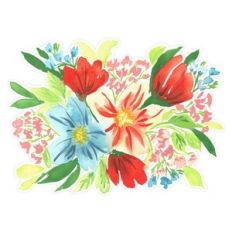 Watercolor Tulips Flower Arrangement Print and Cut