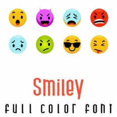 Smiley Full Color Font