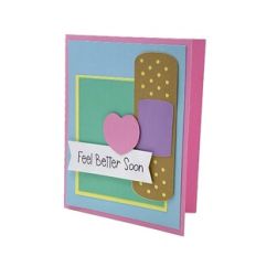 A2 Bandage Feel Better Card