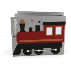 A2 Card Accordion Train