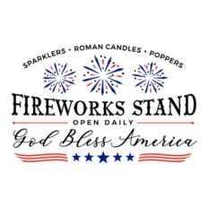 Fireworks Stand for 4th of July Celebration