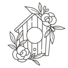 Floral Birdhouse