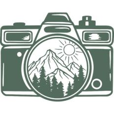 camera mountain scene