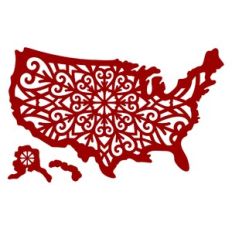 4th of July US map