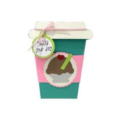 Ice Cream Mug and Sleeve A2 Gift Card Holder