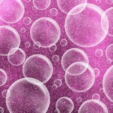Pink Glitter Bubbles Background Pattern