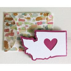 washington card and envelope