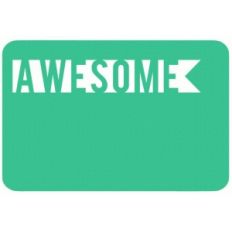 4x6 awesome journaling card