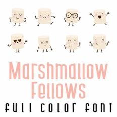 Marshmallow Fellows Full Color Font