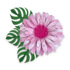 Watercolor Flower 04 with Foliage