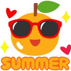 orange sunglasses summer