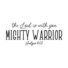 the lord is with you | scripture quote | nursery quote