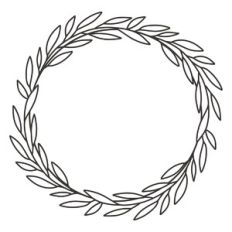 Simple Leaf Wreath