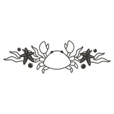 Crab and Starfish Border