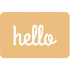 4x6 hello journaling card