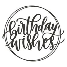 Birthday Wishes Circle