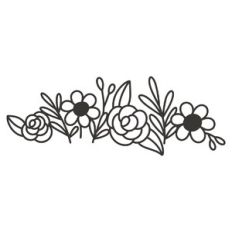 Simple Flower Border