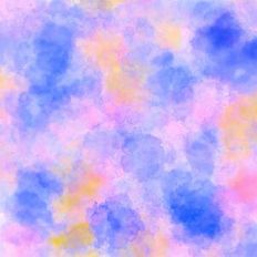blue pink and yellow watercolor spots background