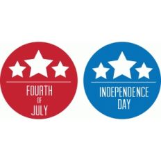 fourth of july badges