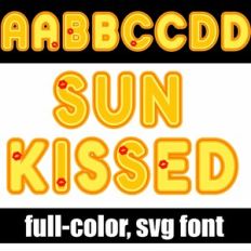 Sun Kissed Color Font