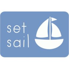 4x6 set sail journaling card