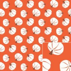 Tossed Pumpkins Printable Pattern Background