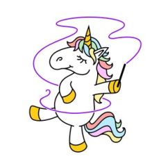Unicorn Dancing 001