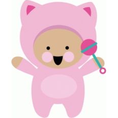 baby with rattle