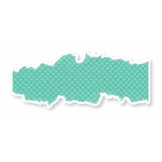 Mermaid Scales Green Banner