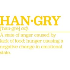 hangry definition